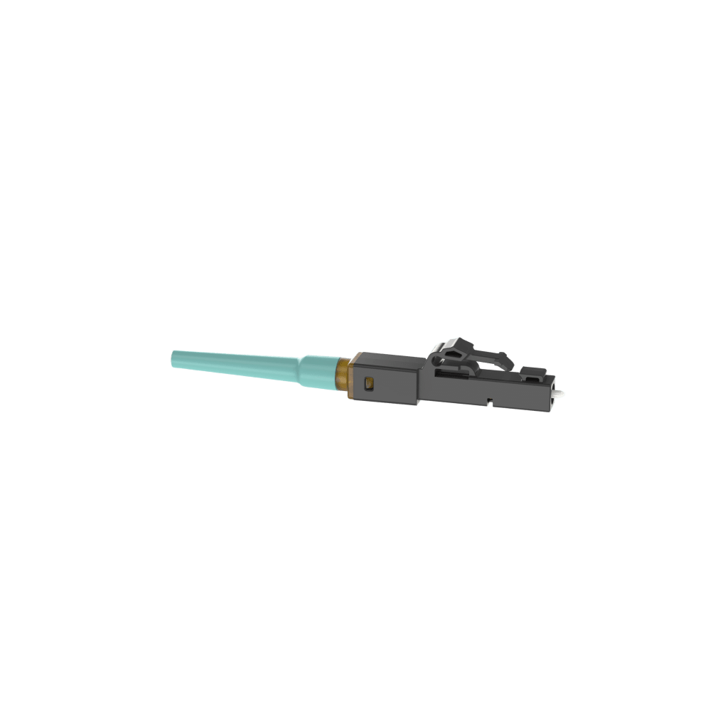 Conector LC de Empalme por Fusion OmniSplice™, Para Fibra Óptica Multimodo 50/125µm OM3/OM4/OM5, Color Aqua - Image 3