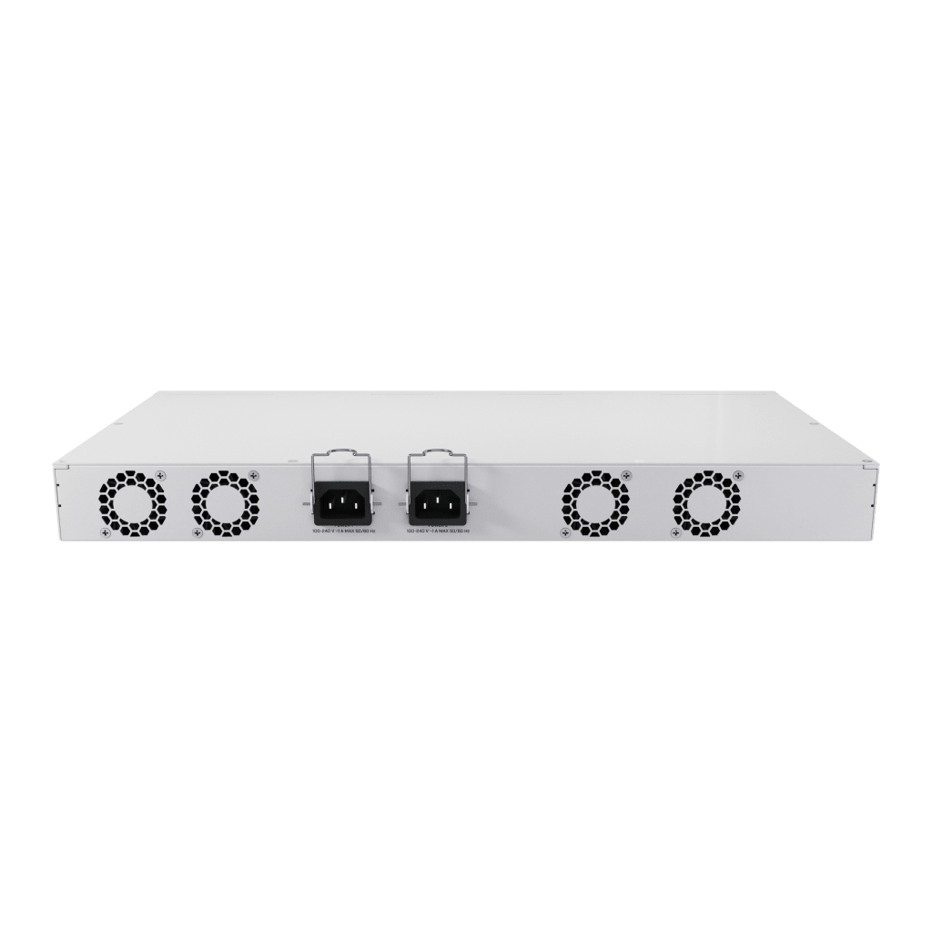 Switch de Red MikroTik CRS418-8P-8G-2S+RM / 17 Puertos Gigabit Ethernet / 8 Puertos PoE-out 802.3af/at / 2 Puertos SFP+ 10G / CPU Quad-Core 2.2 GHz ARM / RouterOS v7 / L3 HW Offloading / Alimentación Dual Redundante / USB 3.0 - Image 2