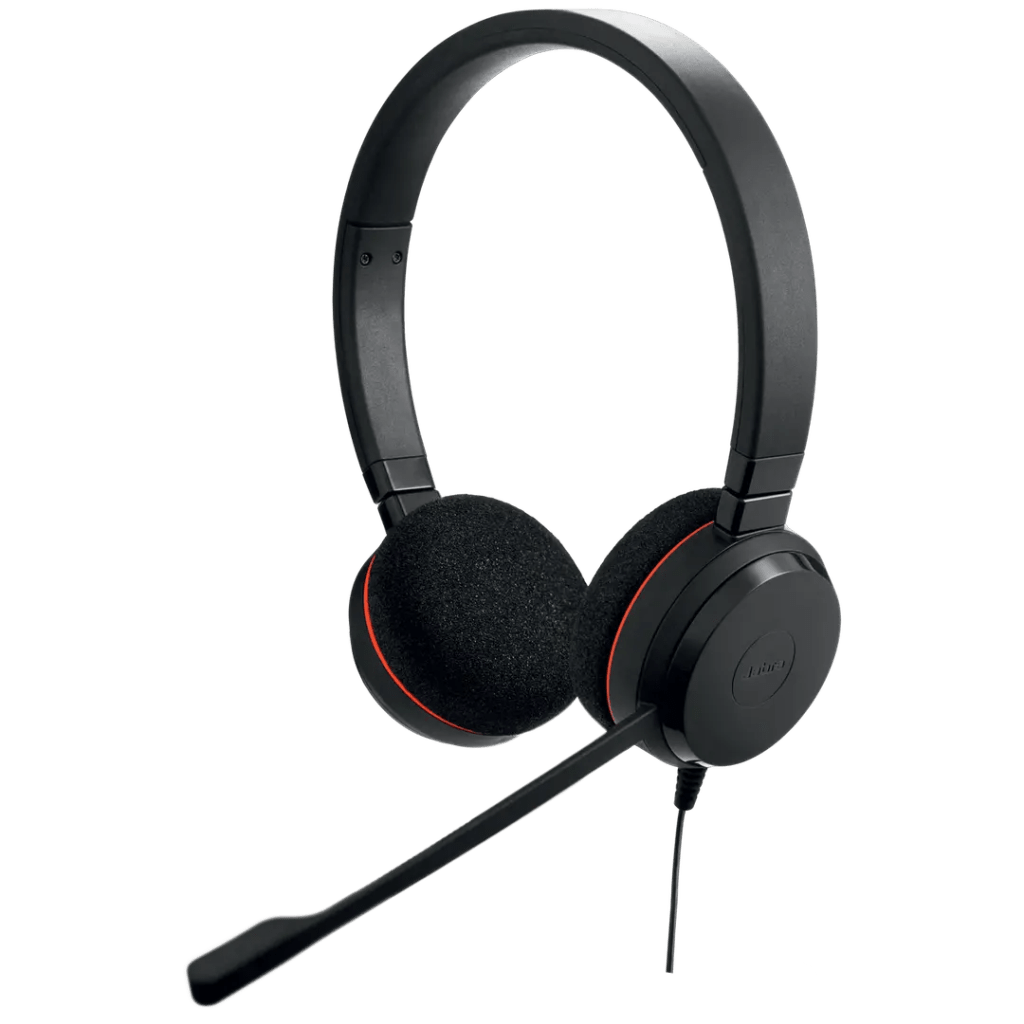 Jabra Evolve 20 DUO con Conexión USB C/A, Micrófono con Cancelación de Ruido de Ultima Generación, Configuración Plug and Play (4999-823-169) - Image 3