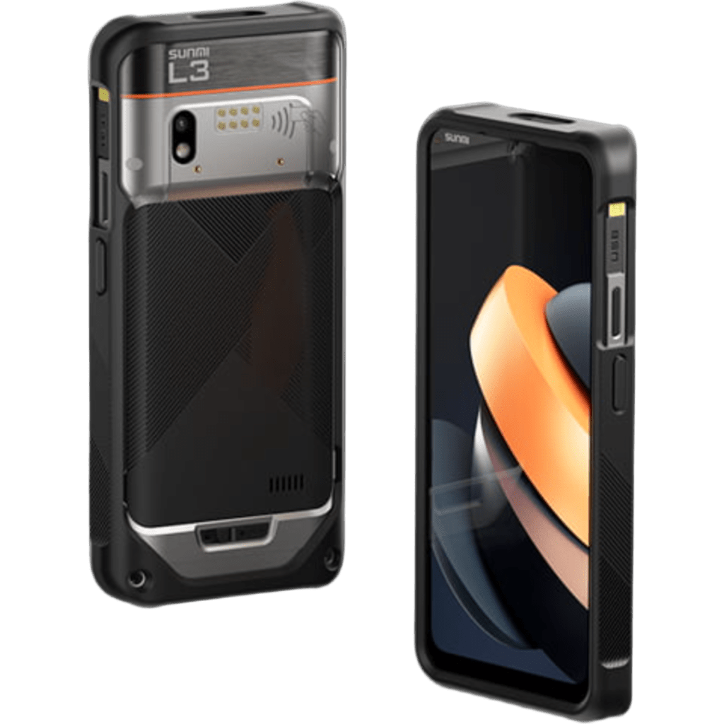 Funda Protectora / Silicona Reforzada / Protección 1.5 m (4.9 ft) / SUNMI L3-RFID / Acceso Total Botones y Puertos / Compatibilidad Correas