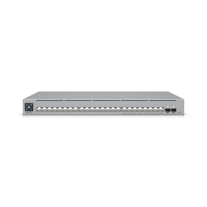 UniFi Switch Pro Max 24 – Switch Capa 3 con 24 Puertos (8 × 2.5 GbE y 16 × 1 GbE), 2 Puertos SFP+ 10G y Pantalla Informativa Integrada