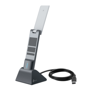 Adaptador USB Wireless Wi-Fi 6 / AX3000 (2402 Mbps + 574 Mbps) / Antenas de Alta Ganancia / USB 3.0 / Baja Latencia Gaming / WPA3 / Cuna Desmontable con Cable 1.2 m (3.9 ft)