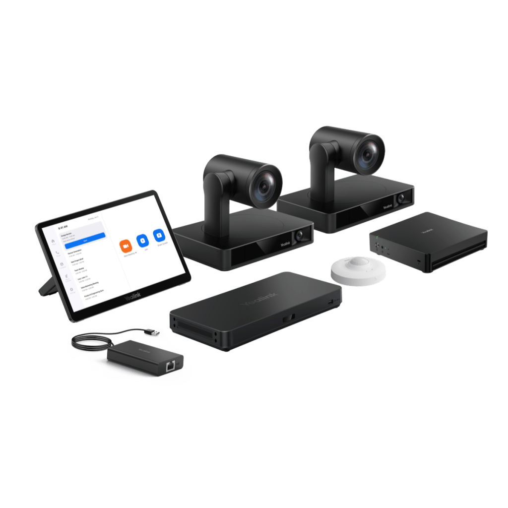 Sistema de Videoconferencia ZVC S90 de Yealink para Salas Extra Grandes con Zoom Rooms y Seguimiento Inteligente de Orador