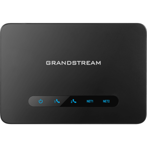 Adaptador de Teléfono Analógico ATA 2 Puertos FXS (Conectar Teléfono Análogo) con Router NAT Gigabit / Compatible SIP / Cifrado AES Reforzado / Calidad de Voz HD / Soporta Fax T.38 / Router NAT Alto Rendimiento