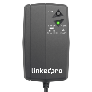 UPS de CD 25 W / Entrada 120 Vca / Salida 12 Vcd / Clavija NEMA 5-15P de entrada / Batería de Litio