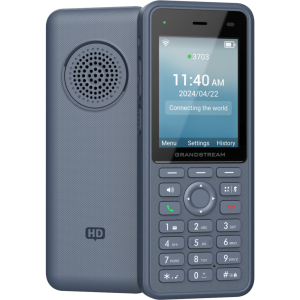 Teléfono IP Wi-Fi Inalámbrico WP836 / Wi-Fi 6 Doble Banda / IP69K Resistente a Exteriores / Batería 3000 mAh / 4 Conferencias / Bluetooth Integrado / USB Tipo C / Compatibilidad con Códec Opus HD