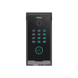 Videoportero Slim IP SIP con Cámara HD, IP IP65, Teclado Numérico y Relé, Apertura por BLE, Tarjeta, Remoto, Protocolo ONVIF, Compatible con App Fanvil Link