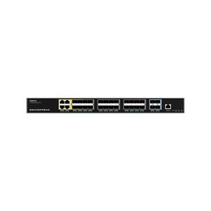 Switch de Agregación Capa 3 / 4 Puertos Gigabit Ethernet / 24 Puertos Gigabit SFP / 4 Puertos 10Gigabit SFP+ / QoS Integrada / Soporte IPv6 e IPv4 / Seguridad Avanzada / Stacking /