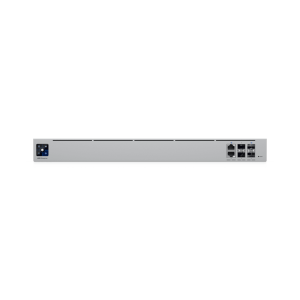 UniFi Enterpirse Router Empresarial de Alto Rendimiento / 12.5 Gbps IDS/IPS / Firewall de Capas Aplicativa / 5 Puertos WAN Máx. (1x25G SFP28, 1x2.5 GbE RJ45) / Conexión VPN Avanzada / Redundancia PSU Hot-Swappable / Montaje en Rack 1U