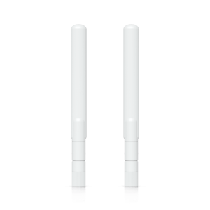 Par de Antenas Omnidireccionales Ideales para el UK-Ultra. Incluye dos Antenas de Doble Banda con 3 dBi en 2.4 GHz y 4 dBi en 5 GHz