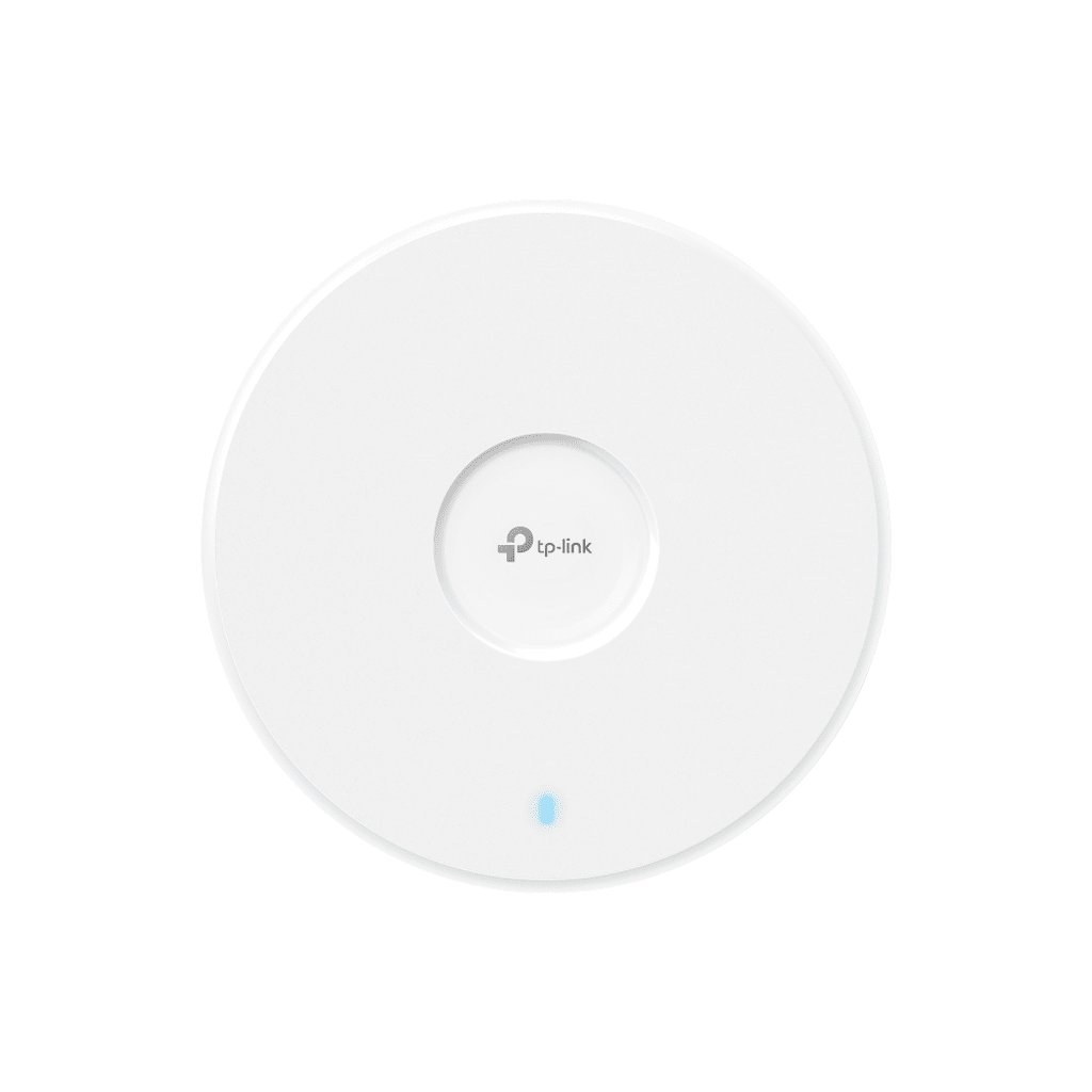 Punto de Acceso Omada / Wi-Fi 7 BE5000 MU-MIMO 2x2 / 1 Puerto 2.5 Gbps / Mesh Omada / Operaciones Multiencale (MLO) / Configuración por Controlador o Stand-Alone / Para Montaje en Techo/pared / Alimentación PoE+