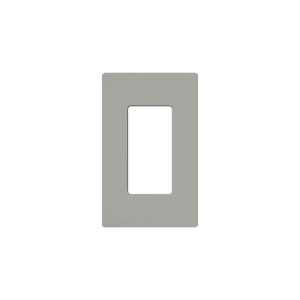 Tapa Color Gris para interruptor o dimmer Lutron, 1 gang, limpio y moderno