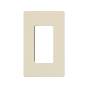 Tapa Color Light Almond para interruptor o dimmer Lutron, 1 gang, limpio y moderno