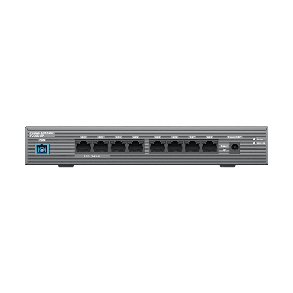 HUAWEI MiniFTTO - ONU PoE / 8 puertos 10/100/1000Mbps PoE + 1 PON (SC/UPC)/ Downstream 2.488 Gbps / Upstream 1.244 Gbps / modo puente / 120 W/ Administración Nube - Image 5