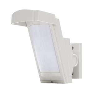 Detector de Movimiento con Anti-enmascaramiento / 100% Exterior /  Cableado / Hasta 12 metros a 85° de cobertura/ Instalación a 3 metros / Compatible con cualquier panel de alarma