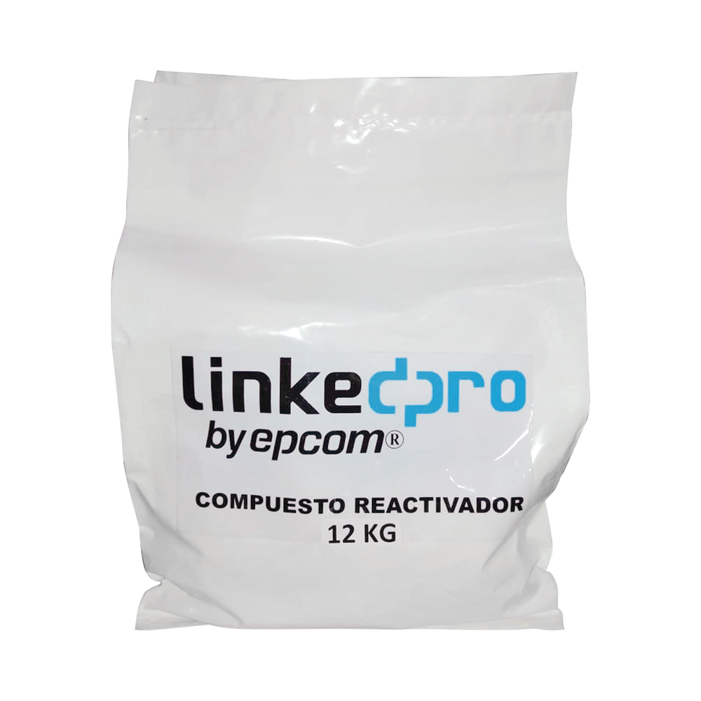 Compuesto Mejorador de Terreno / Minerales Conductivos / 12 kg / Reduce Resistividad / No Tóxico / Retiene Humedad