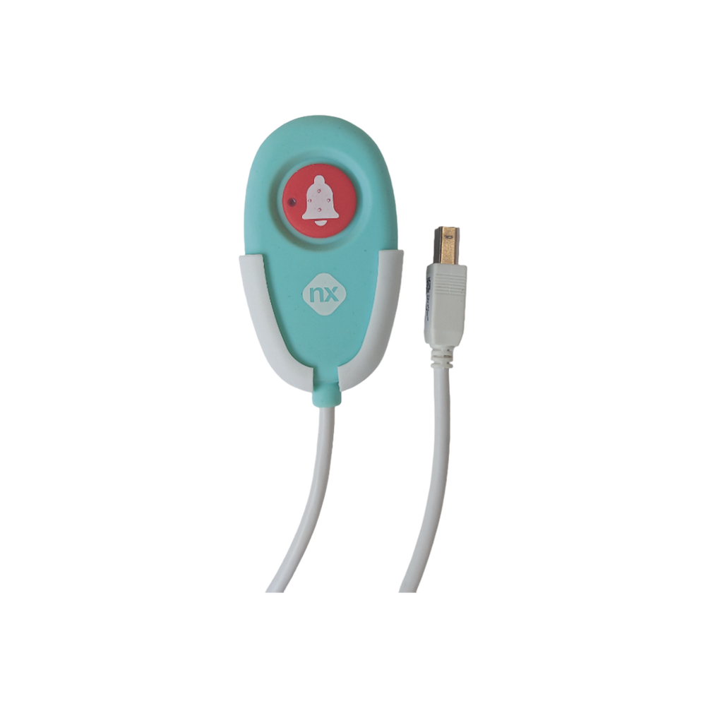 Terminal de Cama Inalámbrico / Botón de Alarma Presencia y Médico / IP54 / Material ABS Antibacteriano / RF 433MHz / 400 metros Distancia Transmisión (linea de vista)/ Alimentación 2xAAA / Protocolo POCSAG - Image 2