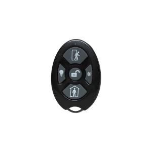 ALULA - Control Remoto de Seguridad Cinco Botones / Compatible con Automatización del Hogar / Encriptación Inalámbrica / Indicador de Batería Baja
