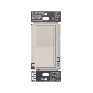 (RadioRa3) Atenuador táctil Sunnata Dimmer PRO color taupe, requiere cable neutro / soporta 250W LED