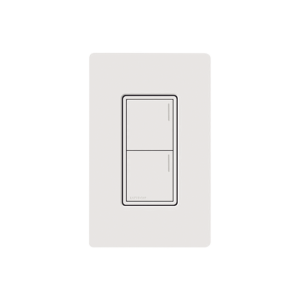 (RadioRa3) Botonera Sunnata Blanco 2 escenas para Radio RA3, programe escenas diferentes en cada botón.