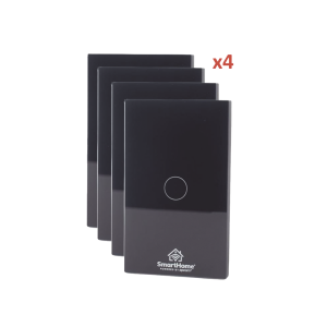 (Wifi) KIT 4 apagadores inteligentes Wifi compatibles con Alexa y GoogleHome