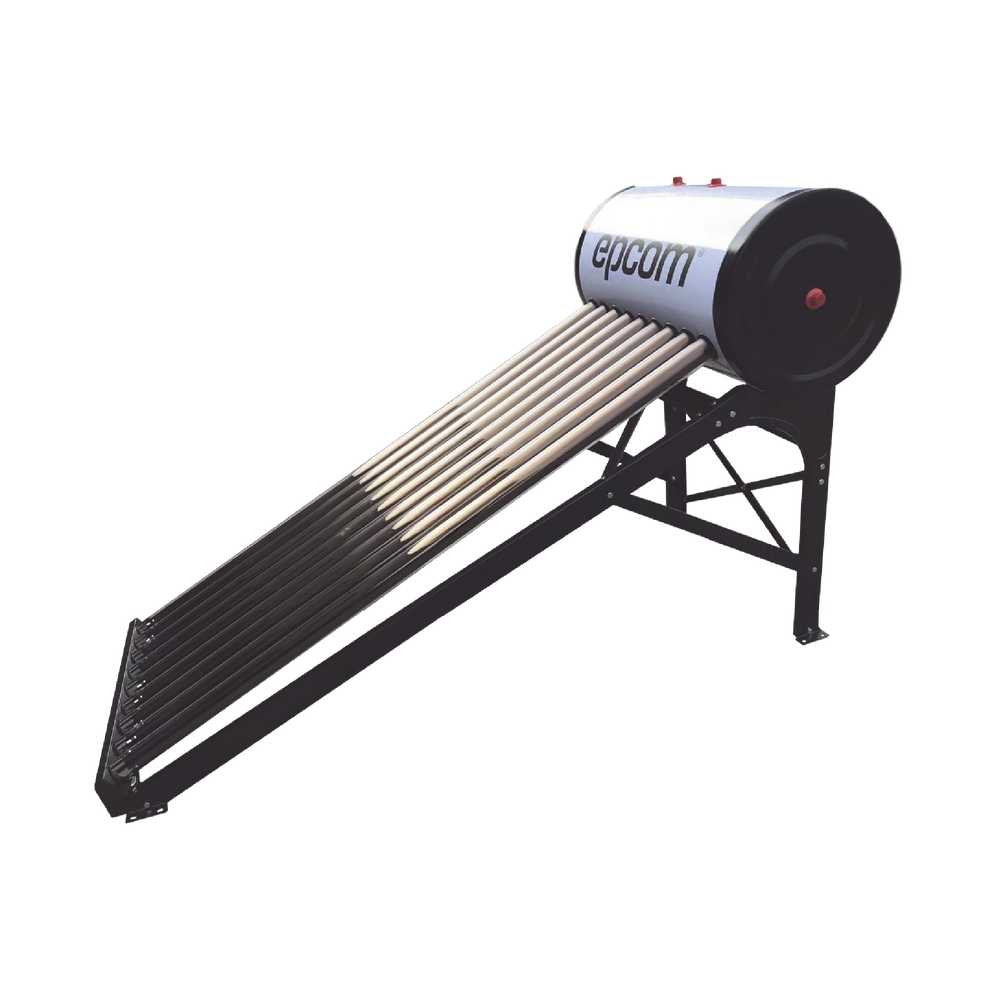 Bóiler Solar de 90L, Baja Presión con 9 Tubos de Vacío de Mayor Resistencia y Termotanque Inoxidable de Grado Alimenticio, Resistentes a Granizo de Hasta 25 mm/ l , Incluye Anodo de Magnesio - Imagen 2