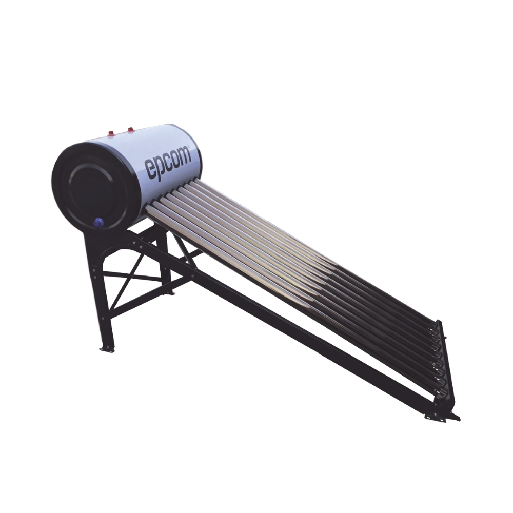 Bóiler Solar de 90L, Baja Presión con 9 Tubos de Vacío de Mayor Resistencia y Termotanque Inoxidable de Grado Alimenticio, Resistentes a Granizo de Hasta 25 mm/ l , Incluye Anodo de Magnesio - Imagen 3