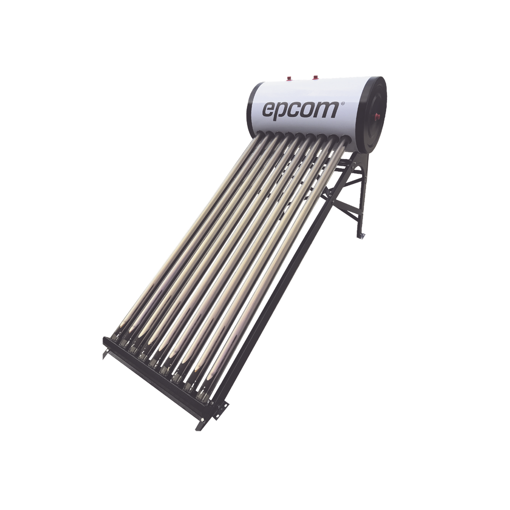 Bóiler Solar de 90L, Baja Presión con 9 Tubos de Vacío de Mayor Resistencia y Termotanque Inoxidable de Grado Alimenticio, Resistentes a Granizo de Hasta 25 mm/ l , Incluye Anodo de Magnesio