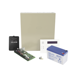 Kit de Panel de Alarma VISTA48LA con Batería de 9Ah, Transformador y Gabinete