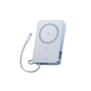 Powerbank  Magnético Inalámbrico / 10000 mAh 36 Wh / 30W USB-C PD3.0/PPS/UFCS + Cable Integrado 60W / Carga Inalámbrica 25W Qi2.2 MPP / Magnético 8N / Pantalla LED / 254 g