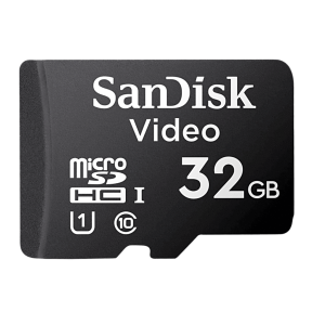 Memoria microSD SanDisk 32GB / Alta Resistencia / Videovigilancia / Clase 10