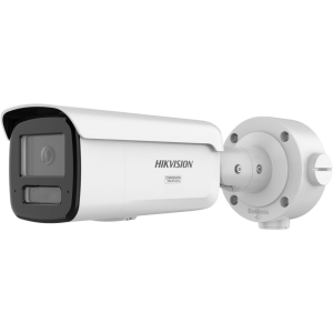 Bala IP 4 Megapixel / Lente 4 mm / Dual Light (60 mts IR + 60 mts Luz Blanca ) / Darkfighter S / Exterior IP67  / WDR 130 dB / 4 Analíticos: AcuSense, Deteccion Facial, Conteo de Personas por Cruce y Zona