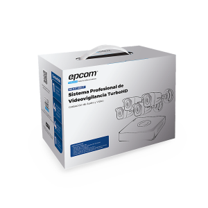 (MICRÓFONO Integrado + Detección de Movimiento 2.0) Kit TurboHD 1080p Lite / DVR 4 canales / Audio por Coaxitron / 4 Cámaras Bala de Metal con Micrófono Integrado