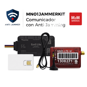KIT comunicador MN01LTEM + ECO5LITE + SIM500MB2Y / Detección de JAMMER