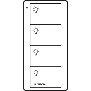 Control PICO 4 botones, 2 grupos, complemente con un atenuador o switch on/off
