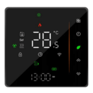 Termostato con tecnología inalámbrica ZigBee 4PIPE V Fancoil / 110 - 120VCA
