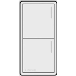 (RadioRa3) Botonera Sunnata Blanco 3 escenas y 2 botones subir/bajar para Radio RA3, programe escenas diferentes en cada botón.