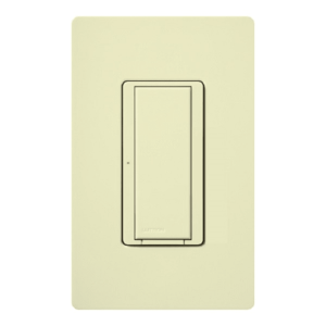 (RadioRA2) Switch on/off RRD-8S-DV-WH de doble voltaje, un solo polo 120V/, 8A/, 1/10HP 3A en motores, apaga y enciende iluminación ó motor, NO requiere cable neutro.