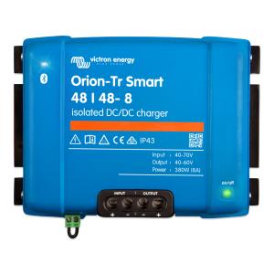 Cargador CC/CC Aislado Orion-Tr Smart / 48V a 48V, 8A / Baterías de Plomo y Litio/ IP43