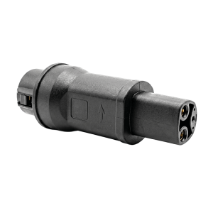 Adaptador de Conector EV / Entrada Tipo 1 (SAE J1772) / Salida NACS / 7 kW / 32 A / 220 V AC / Monofásico / Uso Interior y Exterior