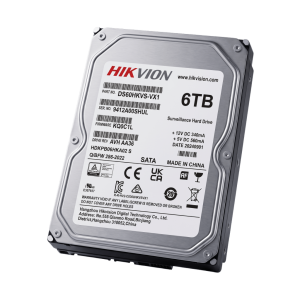 Disco Duro para Videovigilancia / 6 TB / SATA 6.0 Gb/s / 5400 RPM / 256 MB Buffer / Soporta 64 Cámaras HD / Operación 24/7 / 180 TB/Año / MTTF 1M Horas