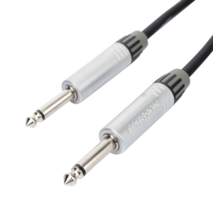 Cable de Audio | Plug 1/4 in a Plug 1/4 in Stereo | Carcasa Cromada | Conectores Seetronic | Longitud 3m