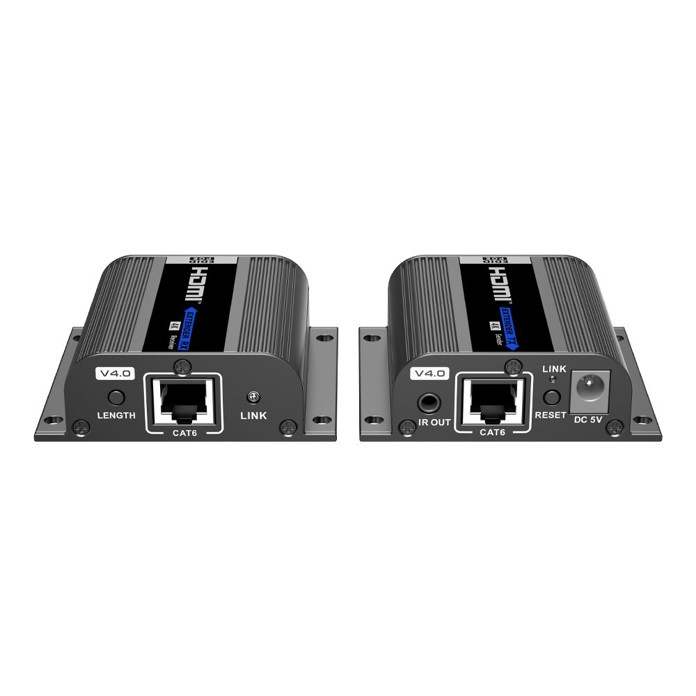 Kit Extensor HDMI | Hasta 70m 1080p | 40m 4K@30Hz | Compatible con HDCP | Cable Cat 6 Recomendado | Soporta Múltiples Resoluciones | Soporta PoC | Salida Loop - Imagen 4