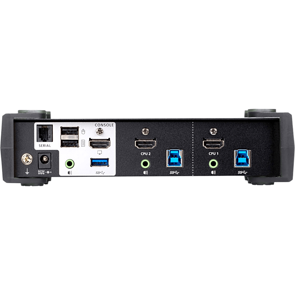 Conmutador KVMP 2 Puertos | HDMI 4K DCI 60Hz | USB 3.1 Gen 1 5 Gbps | Video DynaSync™ | Audio Mixer Mode | RS-232 | Firmware Actualizable - Imagen 3