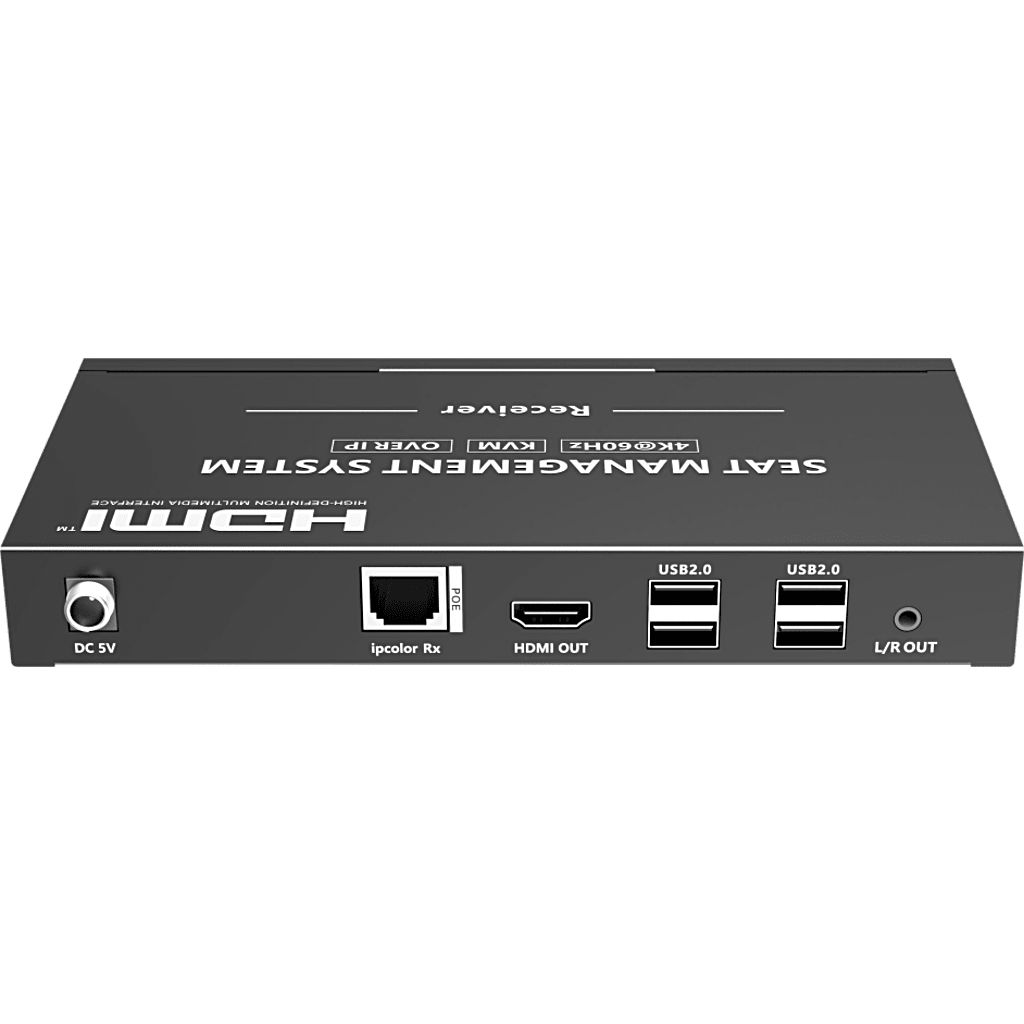 Receptor KVM por IP | 4K@60Hz | 120 m con PoE | Loop-out | Multiview y Videowall | HDMI 2.0 | USB 2.0 | Metálico - Image 6