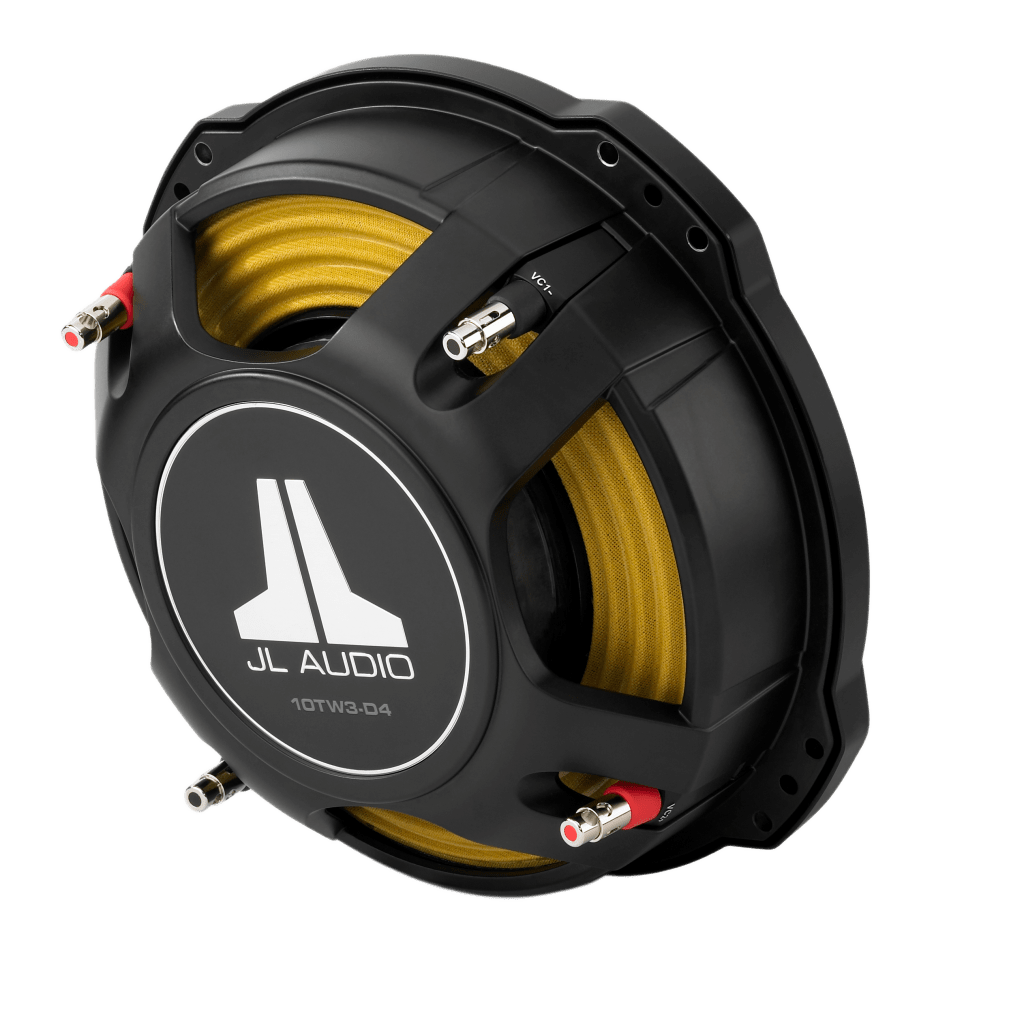 JL Audio® TW3 /10TW3-D4 / Car Audio / Subwoofer Thin-line 10" / Dual 4 ohm / 400W RMS / Polipropileno con Mica / Bobina 2" / Montaje 3.5" (8.9 cm) - Image 2
