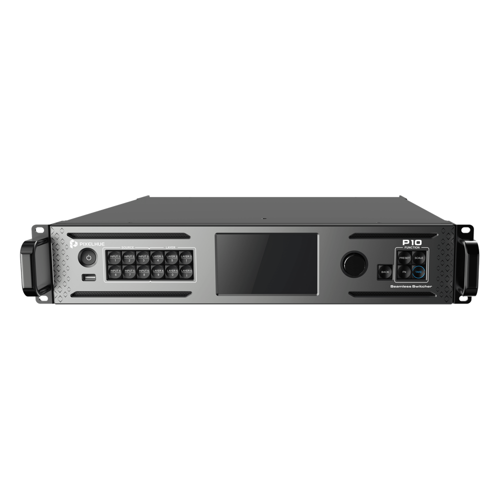Seamless Switcher 4K / 6 Entradas / 6 Capas / 2 Modos de Trabajo / Salida 8K×2K@60Hz / 10G Óptico / Control Múltiple