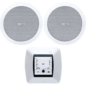 Kit de Audio Residencial | Mando Bluetooth EGI 121010H + Par de Bocinas de Techo BOSE FS2CW | 2+2W RMS | 16Ω