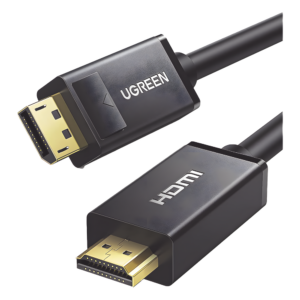 Cable DP Macho a HDMI Macho | Longitud 5 Metros (16.40 Pies) | Soporta 4K@30Hz | Soporta 3D | Cobre EstaÑado 28AWG | Blindaje Interno MÚltiple | TransmisiÓn Unidireccional | BotÓn de LiberaciÓn | Chip de Última GeneraciÓn.