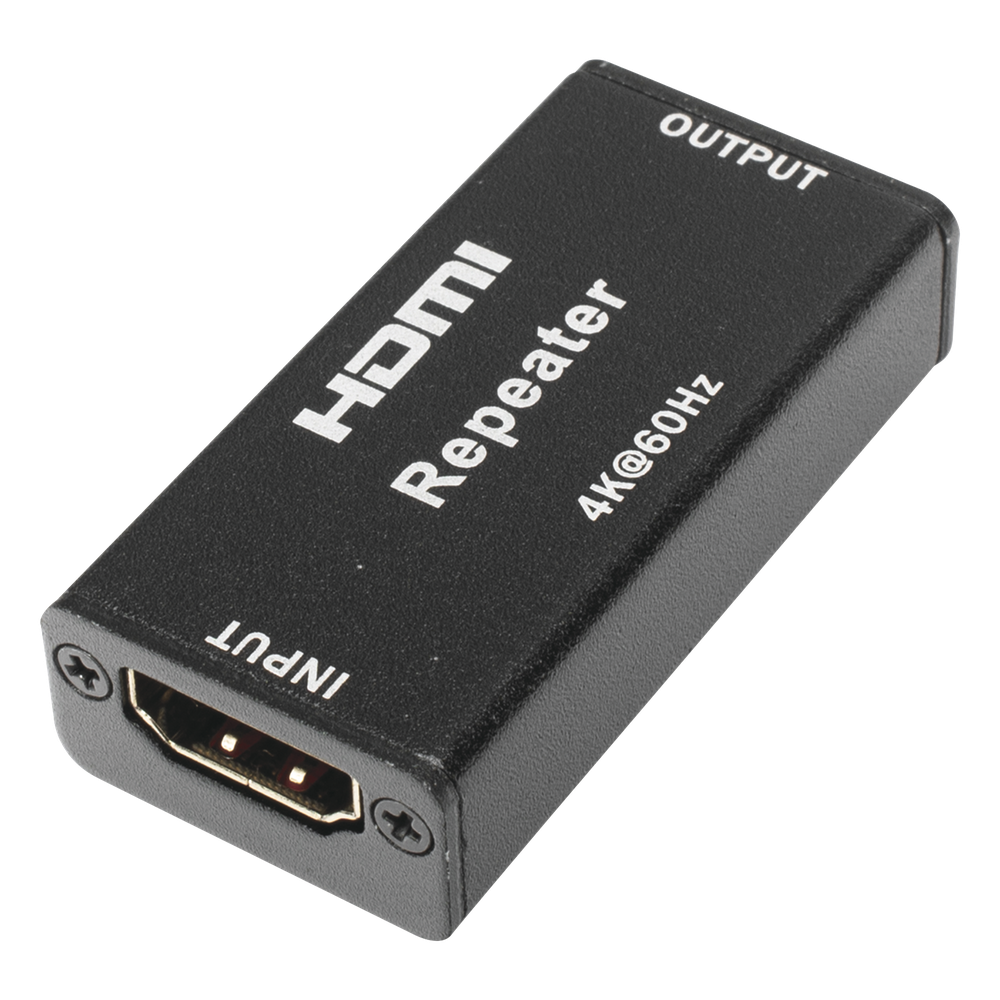 Adaptador HDMI para Amplificar o Repetir la señal de los cables HDMI (Booster) a una distancia de 40 metros / Soporta resoluciones 4K x 2K.